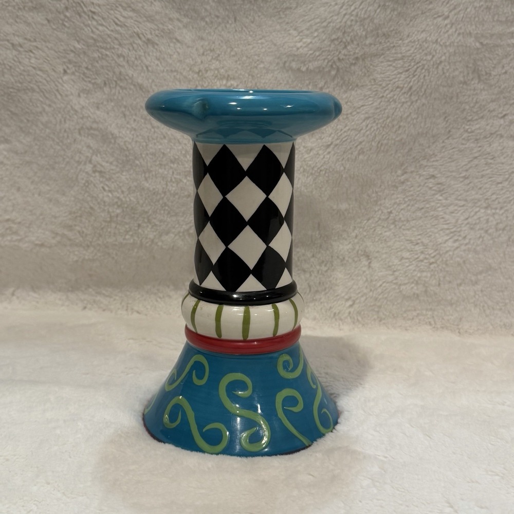 Certified International Classic Rose 8" Pillar Candleholder 10308418 Matching